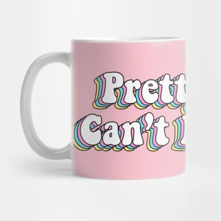 Pretty Girls Can’t Do Math Funny Math Mug